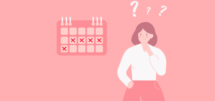 Боль при задержке месячных
