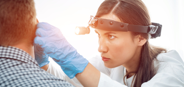 Продувание слуховых труб по Политцеру