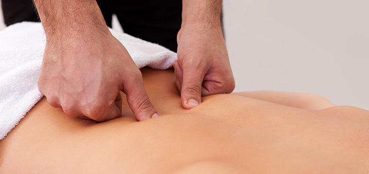 Массаж позвоночника