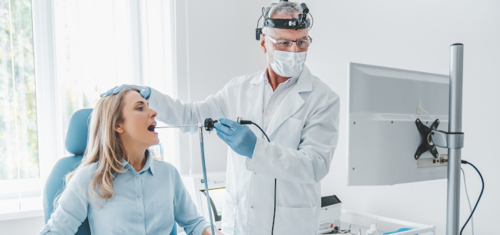 Эндоскопическая диагностика заболеваний гортани